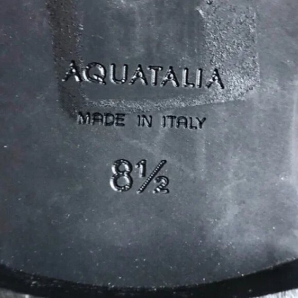 Aquatalia Nadie Black Leather Waterproof Ankle Boot Size 8.5 NEW - Picture 6 of 7